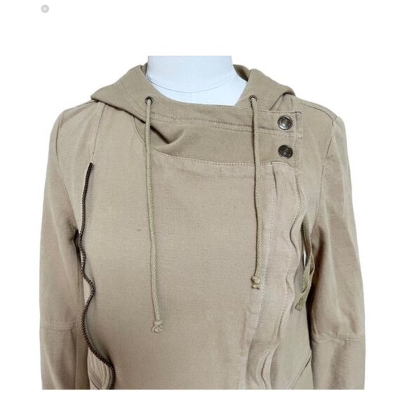 Free People Carmen Moto Top/Jacket in Calm Sand Size Small NWOT - Picture 8 of 15